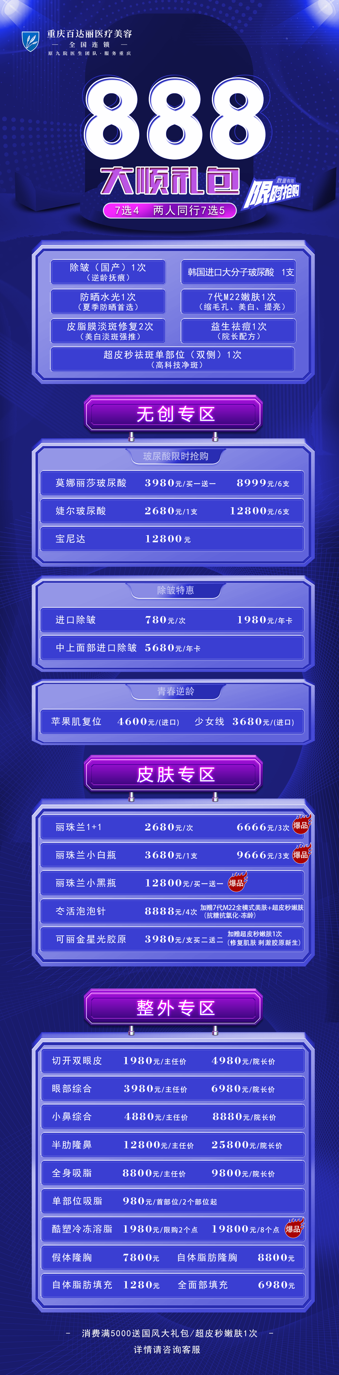 三、重庆百达丽医疗美容医院