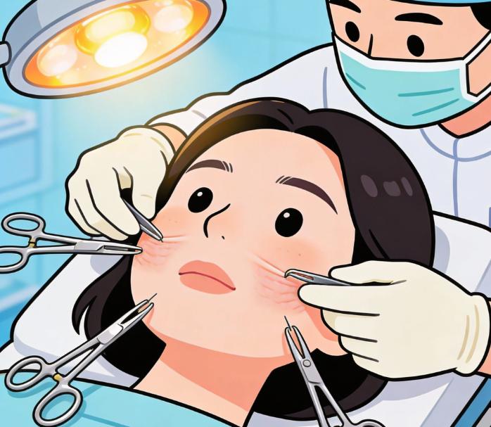 二、郭玉瑞拉皮技术特点：SMAS筋膜层复位的科学实践