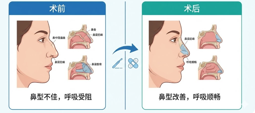 五、段焘肋骨隆鼻的术后与真实实例